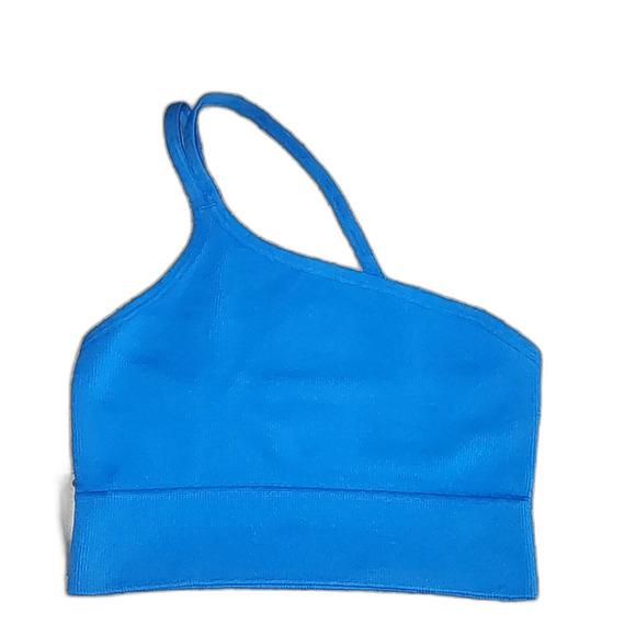 No Boundaries Juniors Ribbed One Shoulder Brami Size Small - Picture 4 of 7